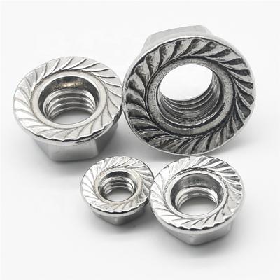 China Heavy Industry China High Precision Stainless Steel Hex Hex Head Castellated Spinlock Flange Nut for sale