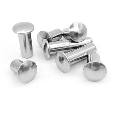 China Wholesale Stainless Steel Round head rivet manufacturer assurance trade assurance factory price aluminum solid stainless steel rivets for sale