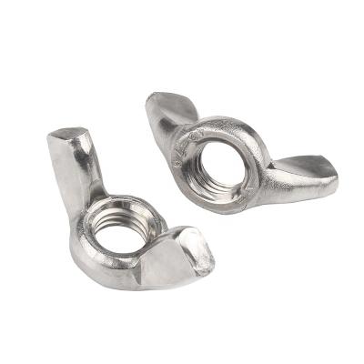 China Hot Sale Factory Wholesale Price SS304 Wing Nuts Precision Casting Stainless Steel Wing Nut for sale