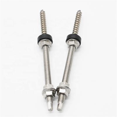 China Reasonable Price Competitive Price Stainless Steel Solar Roof 304 316 Hanger Bolt for sale