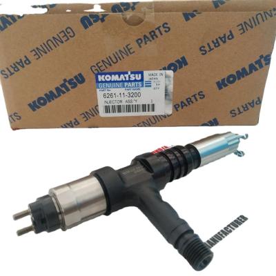 China Common Rail Injector 095000-6140 For Komatsu SAA6D140 6261-11-3200 OEM Standard for sale