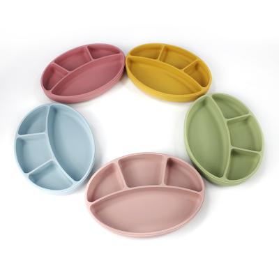 China 100% Children's Food Grade Silicone Baby Product Dishes Safe Unbreakable Dishes for sale