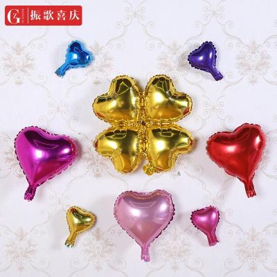 China Party Suppies 18 Inch Colorful Heart Foil Balloon Party Decoration Foil Birthday Party Wedding Room Decoration for sale