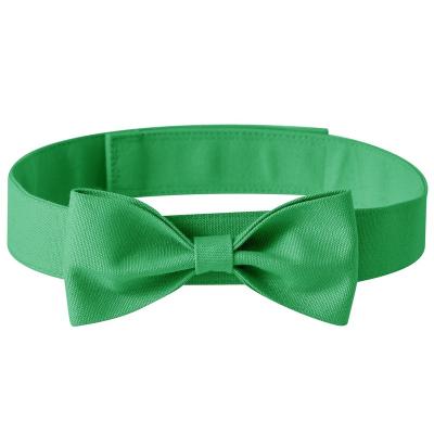 China Party Props Party Decoration Dog Collar Bow Style Cotton Canvas Pet Bow Tie Collar-Size L for sale