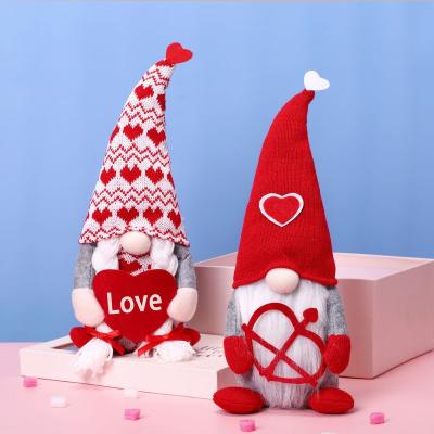 China Fashionable Party Decoration Valentine's Day Doll Rudolph Cupid Style 35cm Faceless Doll Ornaments for sale