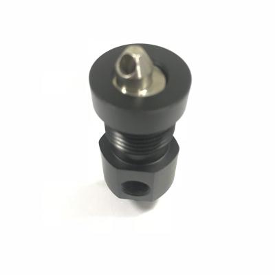 China High Precision OEM CNC Aluminum Plastic Processing Machining Parts Black Derlin Lens Accessories for sale