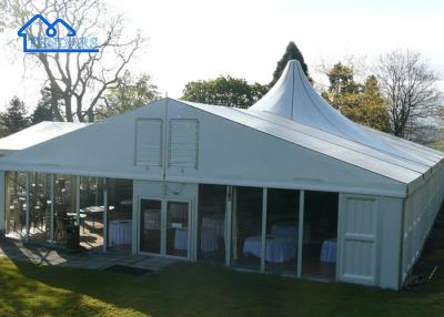 China Four Seasons Wedding Marquee Tents With Windows Aluminum Material A Frame Tent for sale