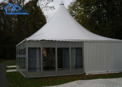 Κίνα Customized Glass Pinnacle Marquee Tent Glass Wall Pagoda Tent On Sale For Outdoor Event προς πώληση