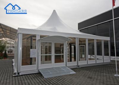 China White UV Protection , Fire Resistance Garden Canopy Shelter Aluminium Pagoda Tent For Sale Te koop