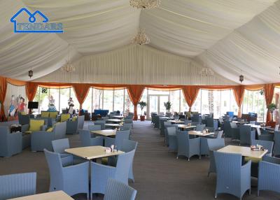 China Custom White,Any Colors Is Available ,Luxury Decoration Aluminum Wedding Party Tent With Tables & Chairs for sale