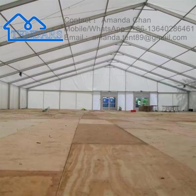 China Large Outdoor Custom Water-Proof / Fire-Proof / Self-Cleaning Storage Warehouse Tent for sale