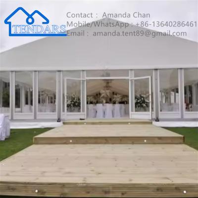 China Easy To Install Outdoor White Pvc Aluminum Wedding Waterproof Tent For Marriage for sale