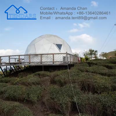 China Spherical Tent Durable Frame PVC Skylight Dome Tents Camping For Outdoor Commercial Event for sale