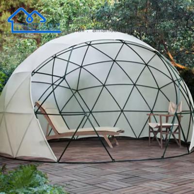 China Star Gazing Small Pvc Geodesic Dome Tent Luxury Glamping Hotel Dome Tent For Camping for sale