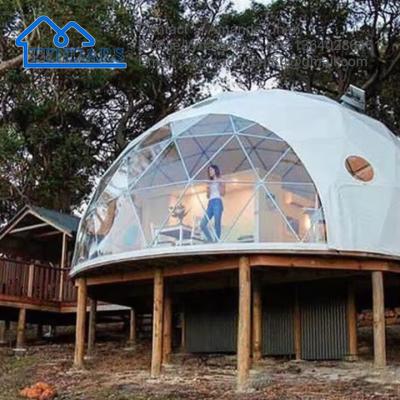 China Hotel Waterproof Geodesic Glamping Dome Tents House With Factory Price On Sale for sale