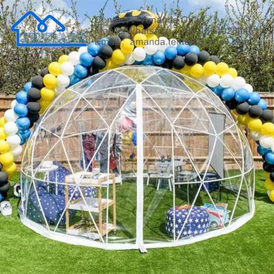 China Attractive Aluminium Frame Geodesic Dome Camping Tent For Restaurant Or Hotel On Sale for sale