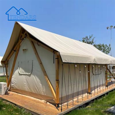 China Outdoor groot project hotel tent waterdicht glamping luxe safari lodge tent Te koop