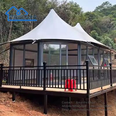 China Luxury Outdoor Waterproof Camping Hotel Tent Customized Hotel tents For Resort for sale