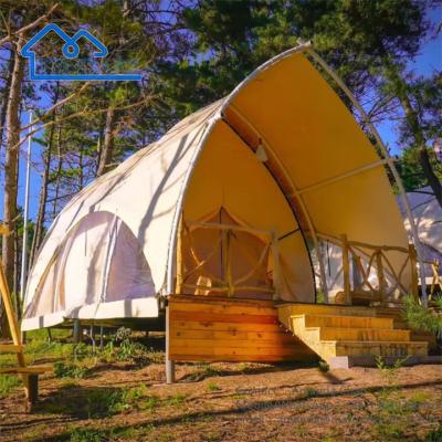 China Outdoor zeilhotel tent vlamvertragend solide structuur luxe hotel tent Te koop