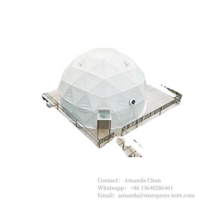 China Impermeável, PVC Luxury Pvc Tendas de Domes Exteriores Hotel Inverno Camping de Neve 6m Diâmetro Green House Tent à venda