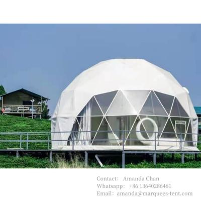 China New Design Customized Glamping Dome Tent Dome Tents Outdoor Glass Dome Tend Outdoor Bathroom for sale