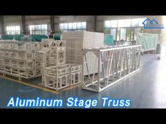 Movable Aluminum Stage Truss Structure Silver Durable For Outdoor Tent