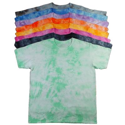 China Anti-pilling Fashion Tee Hot Selling Custom Graphic Tee Tie Dye Cotton Shirts for sale