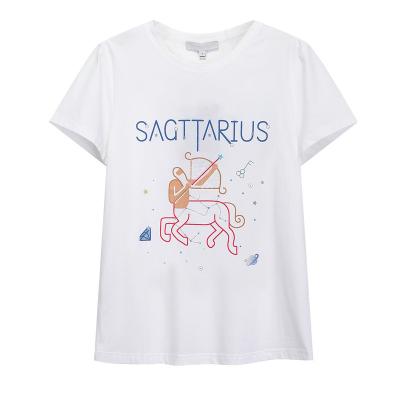 China QUICK DRY heavy T-shirt cotton women T-shirts sublimation heavy T-shirts plain custom printing tee for sale