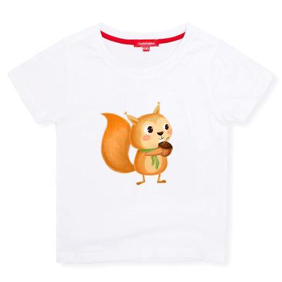 China 100% Cotton Fabric Boys T-shirt Apparel Kids Tees Cartoon Anti-Shrink T-Shirt For Boys Kids T-shirts Custom Printing for sale