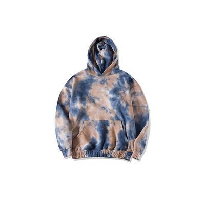 China Wholesale Custom Fleece Tie Dye Anti-Shrink Unisex Pullover Thick Hoodie for sale