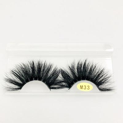 China Long Mink Fur False Eyelashes Wholesale 100% Natural Private Label Free Sample Customize Packaging Real 25MM Mink Eyelashes for sale