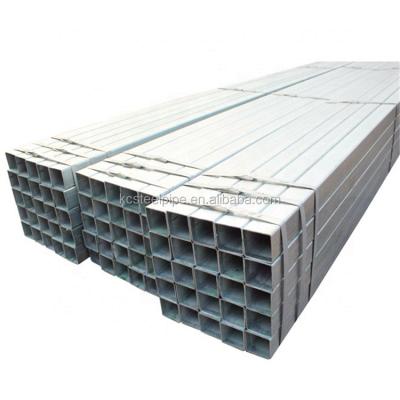 China Boiler Pipe Q195 SS400 Hot Dip Galvanized ERW Square Steel Tube Rectangular Tube for sale