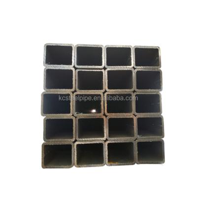 China Structure Pipe EN10219 S235 S355 SS400 Rectangular Carbon Steel ERW Square Tube Tube for sale