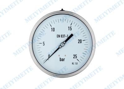 China 6” Sealing type 0 15 psi pressure gauge back mount , oil filled pressure gauges for sale