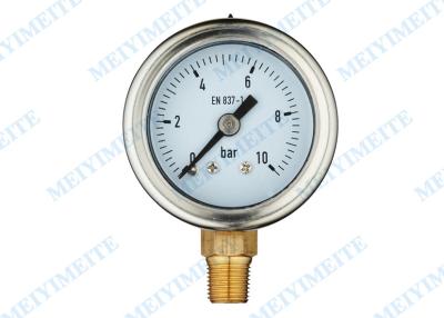 China Professionele Hoge de Maatmanometer 40mm van de nauwkeurigheids Hydraulische Druk Grootte Te koop