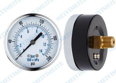 China 30HG-0-15000PSI Chrome steel bezel General Pressure Gauge with dry manometer for sale