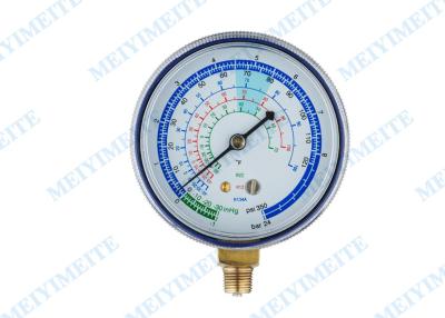 China PC Lens screw in lens dry pressure gauge / 2.7 inch Freon pressure gauge for sale