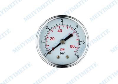 China 50mm Blow out disc in pressure gauge with steel chrome case and bezel with 1/4