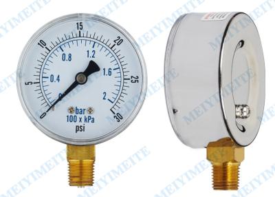 China High Accuracy atmospheric pressure gauge , gas pressure gauge vacuum for sale