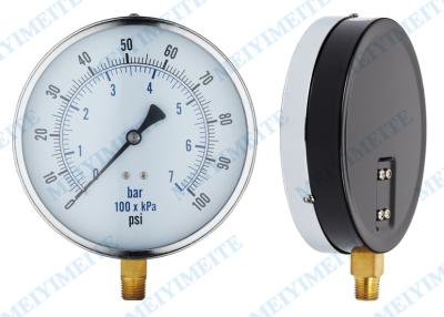 China Low Pressure Air Gauge General Pressure Gauge Professional 6 Inch CE Standard for sale