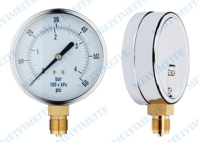 China 30HG-0-15000PSI Oil , gas , water and Air Pressure Gauges with tube and movement for sale