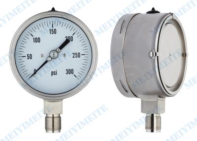 China Reliable pressure gauge / stainless steel pressure gauge with back blow out disc for sale