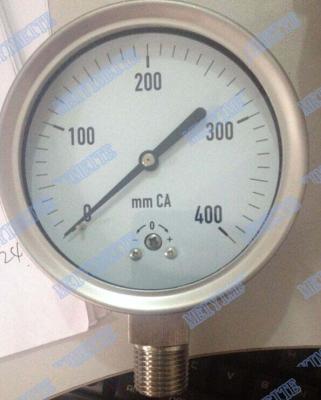 China Stainless Steel Low Pressure Gauge Capsule Type With Shrink Bayonet Bezel for sale