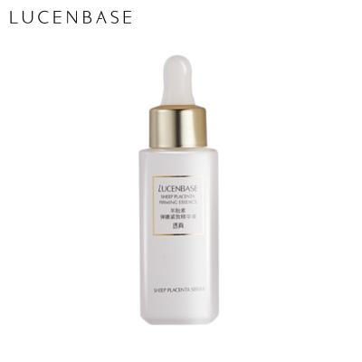 China Skin Revitalizer LUCENBASE Sheep Placenta Firming Lifting Skin 30ml Anti Aging Serum for sale