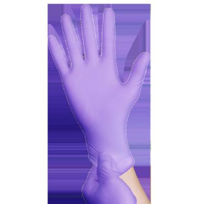 China Safety Anti-slip Durable Rubber Gloves Food Grade Gloves Blue Nitrile Nitrile Hand Gloves for sale