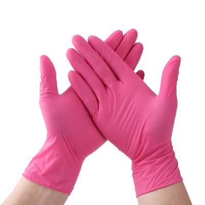 China Anti-smash we sell at low prices free latex powder nitrile examination gloves guantes de nitrilo for sale