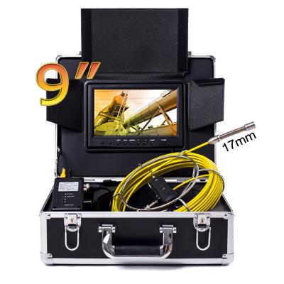 China Waterproof/Waterproof 50M Cable Chimney Pipeline Inspection Camera with 6 High Bright LED Lights for sale