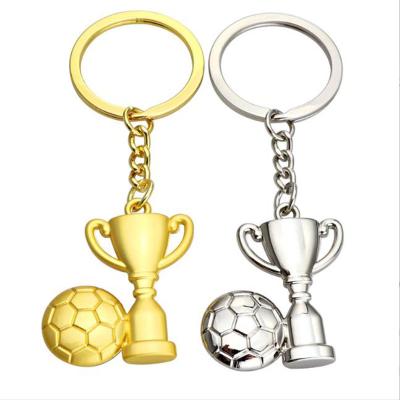 China 2022 New Fashion Niche Design World Cup Football Key Chain Cristiano Romessi Fans Luxury Key Chain Pendant Pendant Gifts for sale