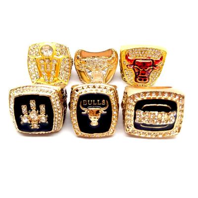 China Custom Casual/Sporting Championship Rings Basketball Chicago Bulls Set Mens Jewelry Champion Personalized Rings for sale