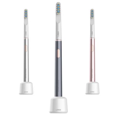 China LULA Premium Ultrasonic Electric Toothbrush Manufacturer Custom Design Rotating Rose Gold Toothbrush With Travel Original Rechargeable Case for sale